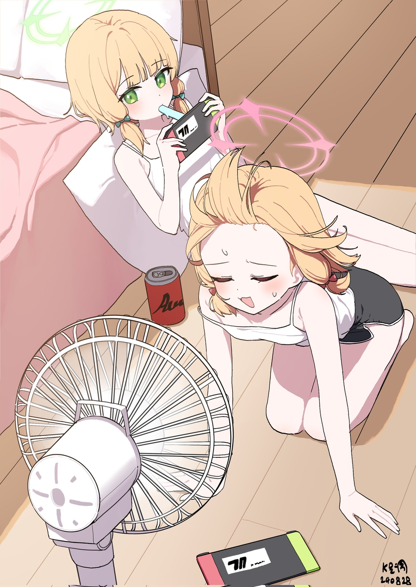 This is a pixiv picture whose title is Midori Momoi.