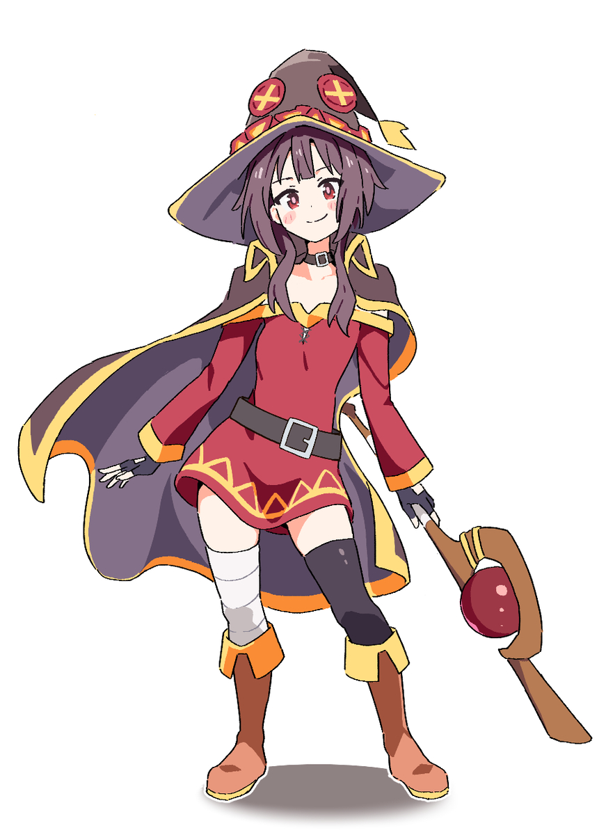 This is a pixiv picture whose title is めぐみん.