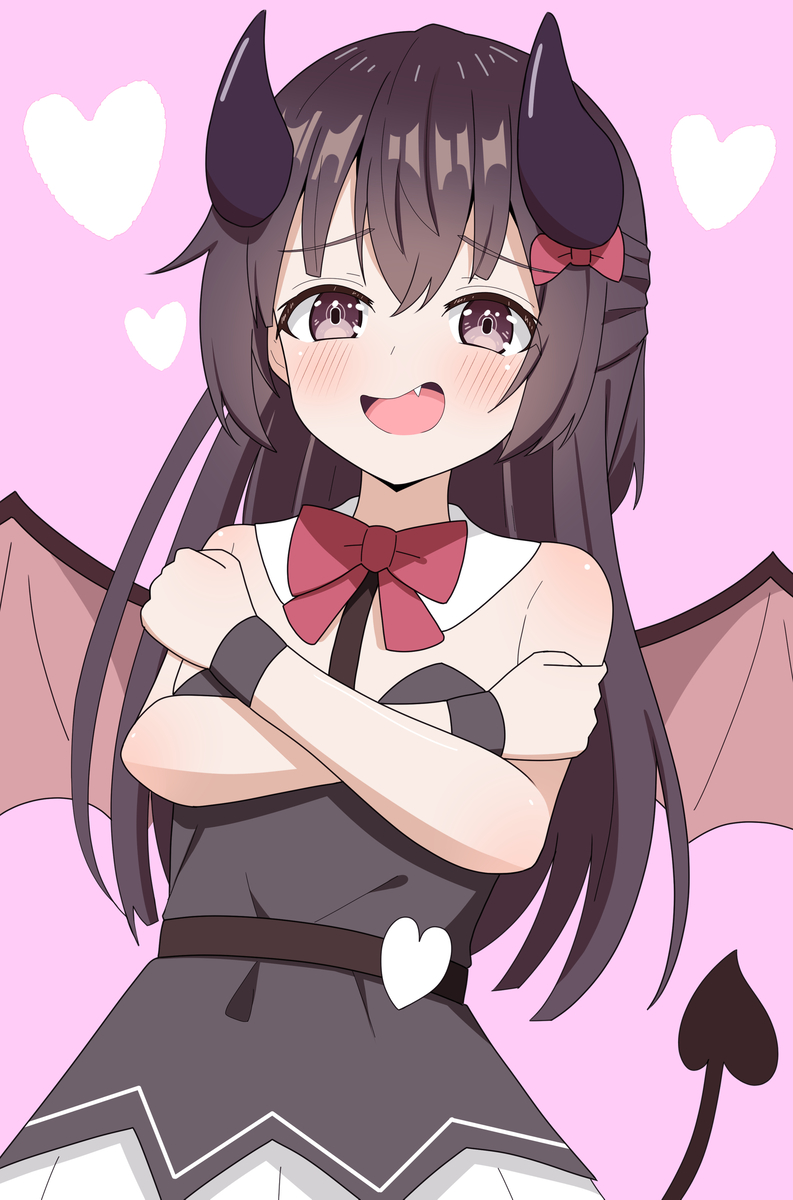 This is a pixiv picture whose title is 周防有希👿（小悪魔）.