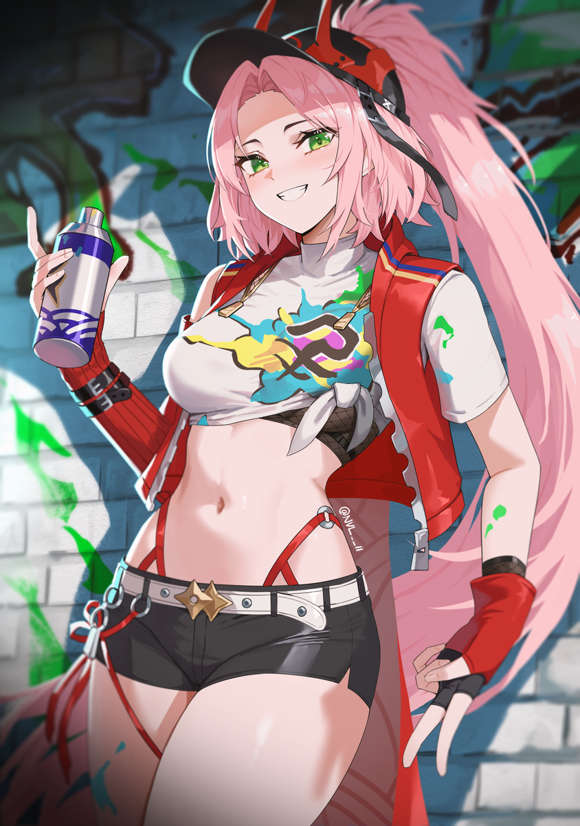 This is a pixiv picture whose title is Rappa.