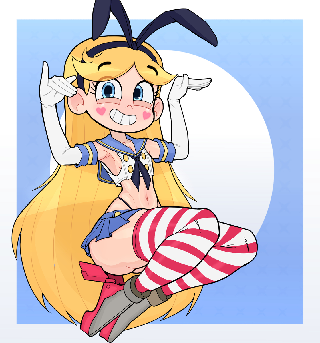 This is a pixiv picture whose title is Shimakaze Butterfly.