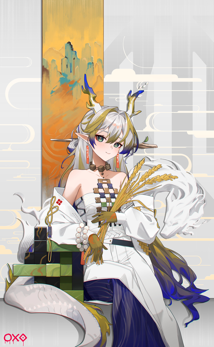 This is a pixiv picture whose title is 黍.