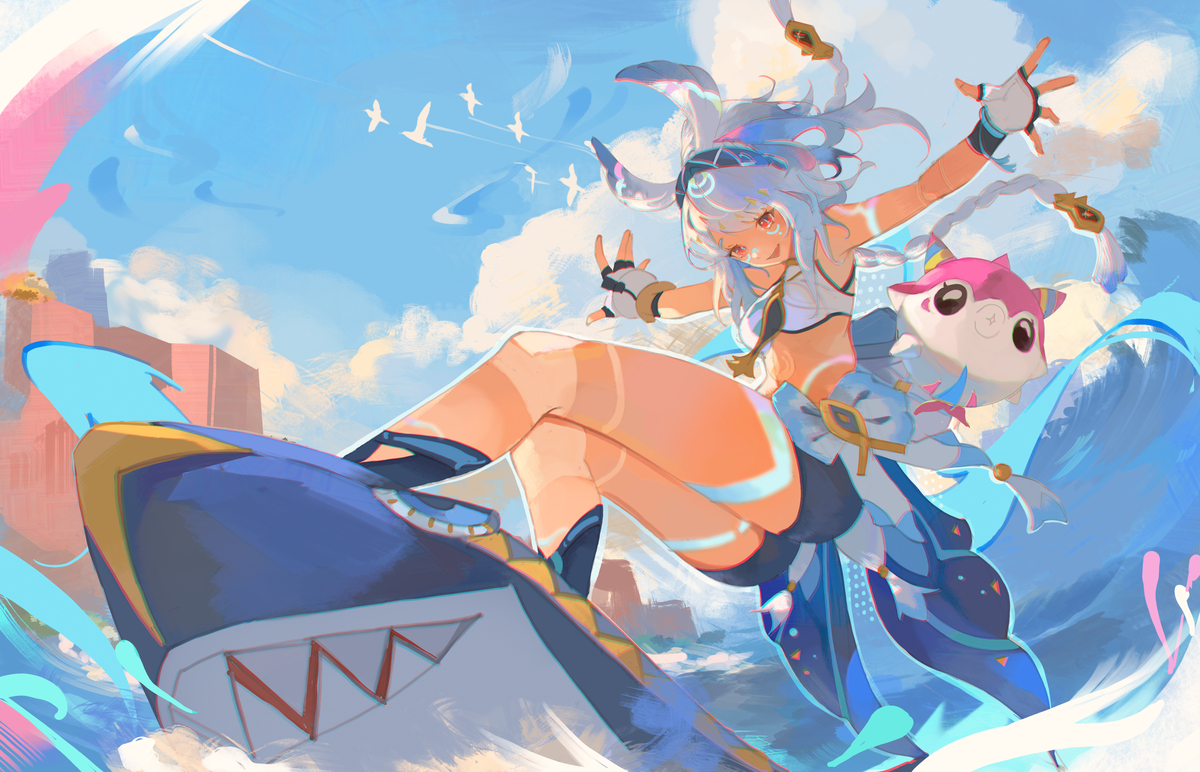 This is a pixiv picture whose title is Mualani.