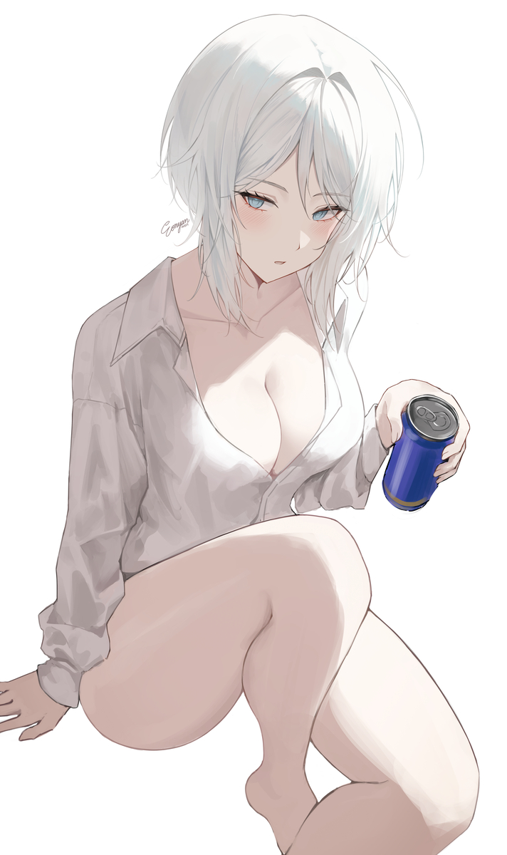 This is a pixiv picture whose title is 셔츠 파우스트.
