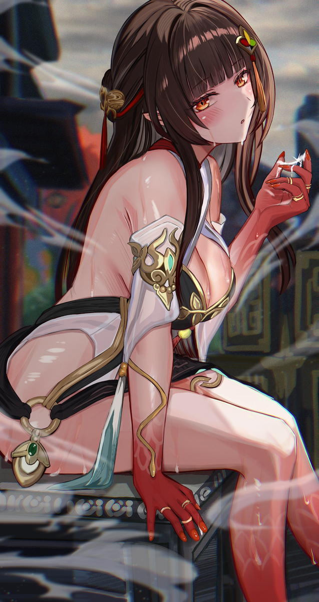 This is a pixiv picture whose title is 霊砂.