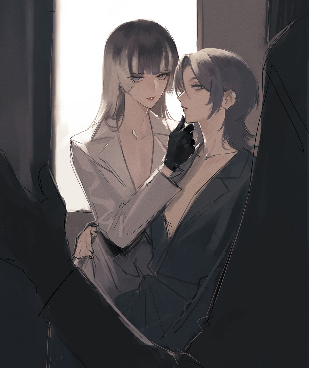 This is a pixiv picture whose title is caught.