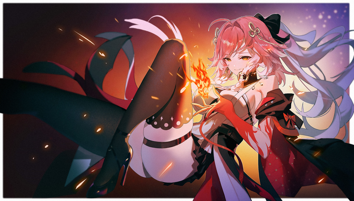 This is a pixiv picture whose title is 长离.