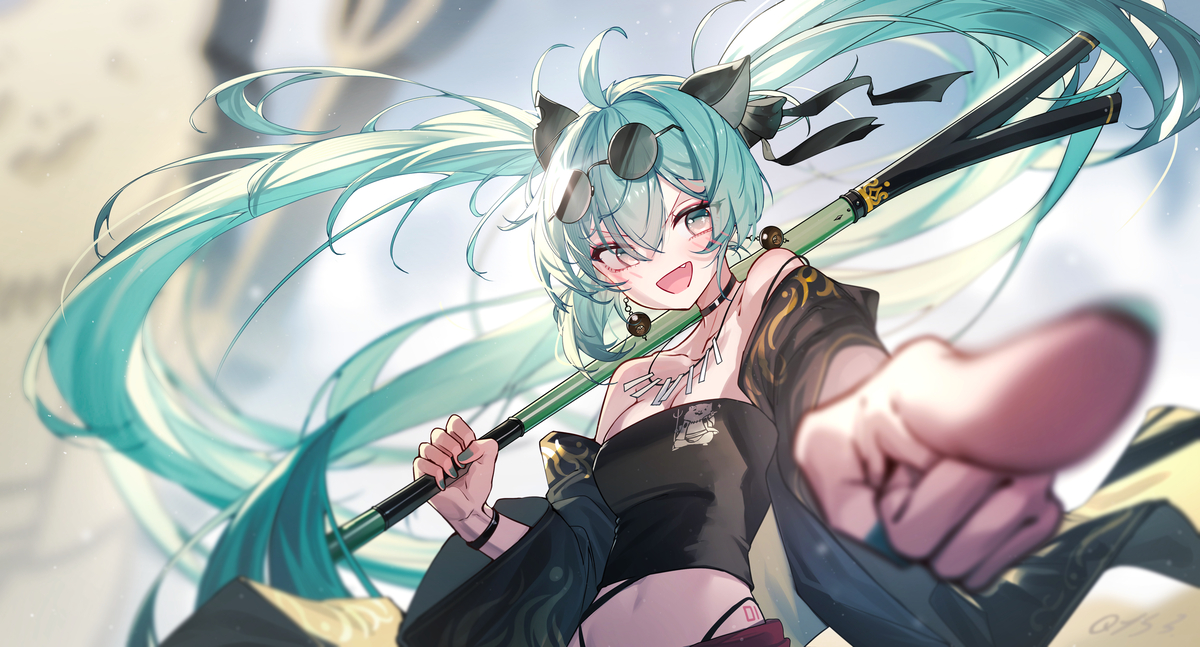 This is a pixiv picture whose title is MIKU 2024 1.