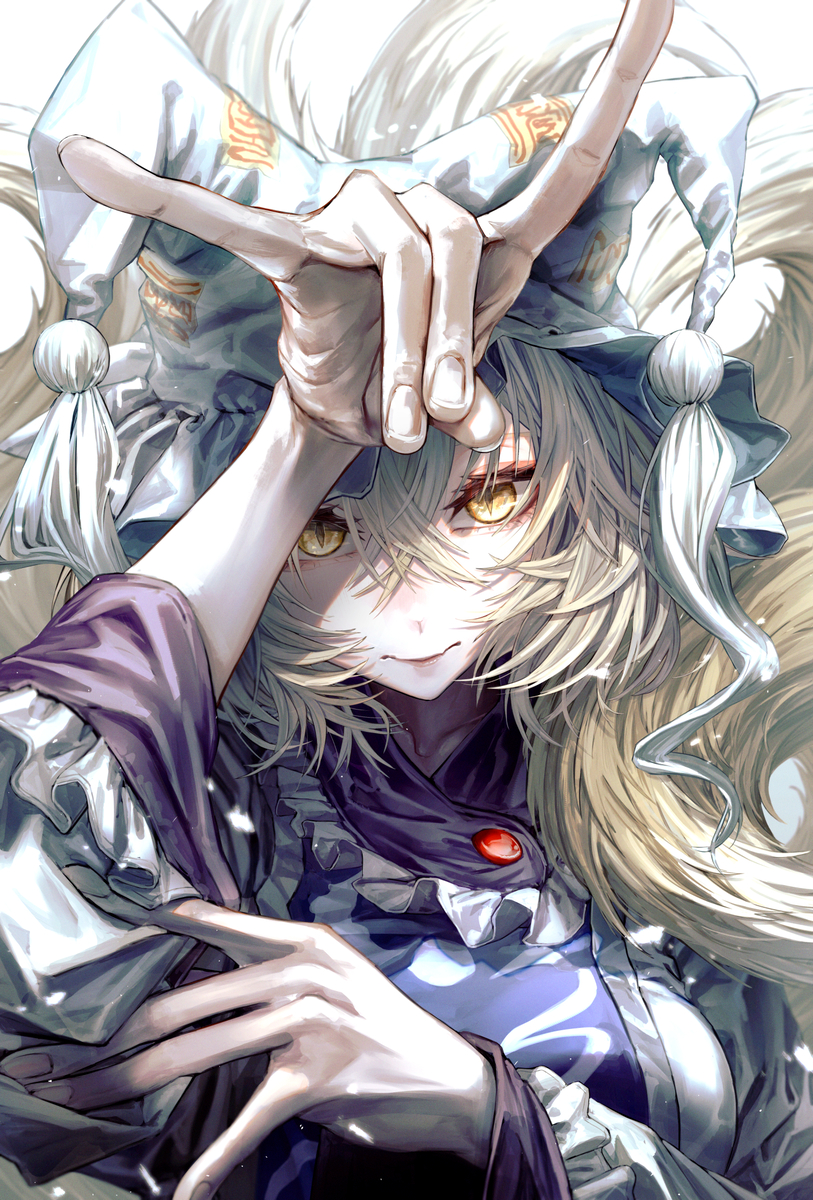 This is a pixiv picture whose title is 八雲藍.