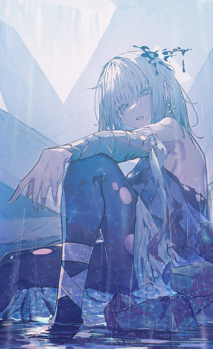 This is a pixiv picture whose title is 寧濁ノ白雨.