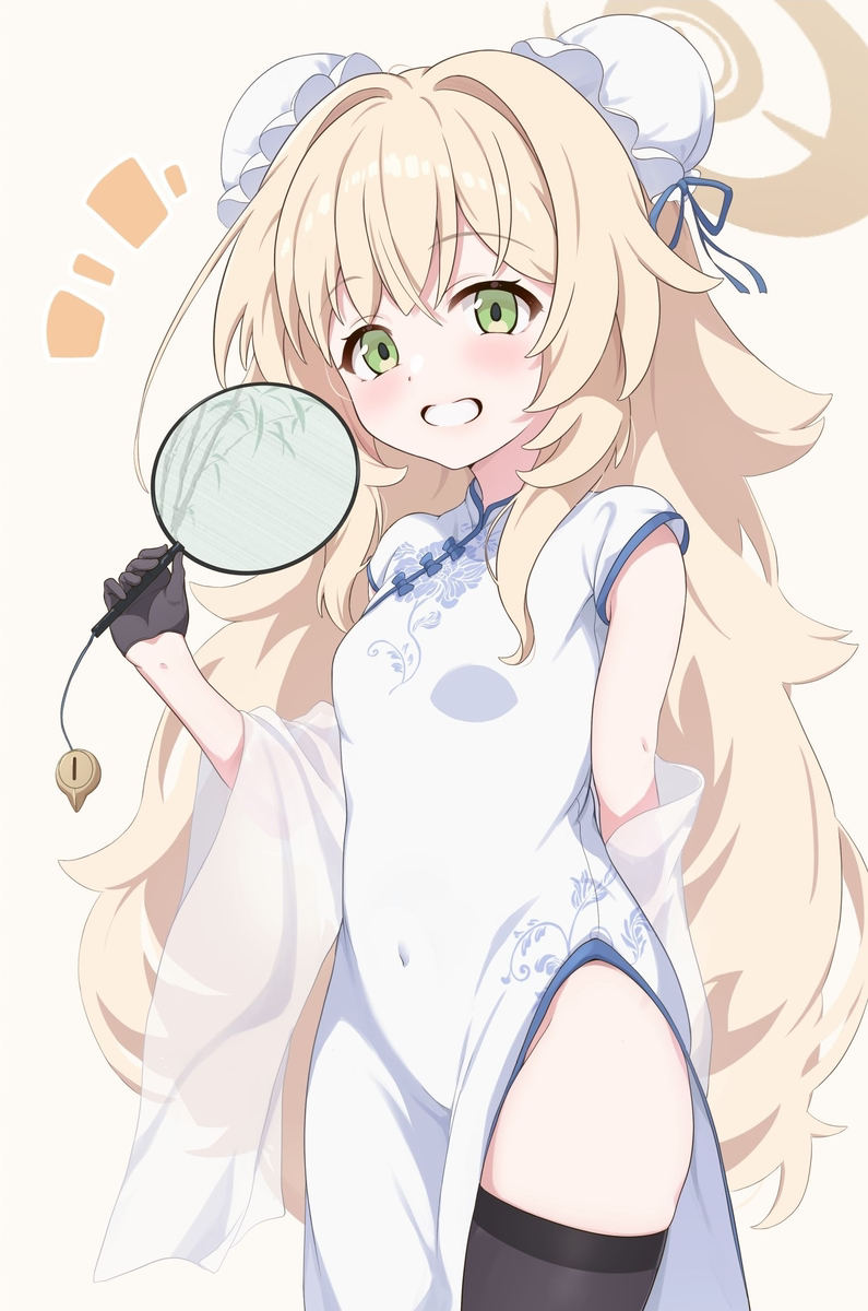 This is a pixiv picture whose title is ニヤニヤ教授（チーパオ）.