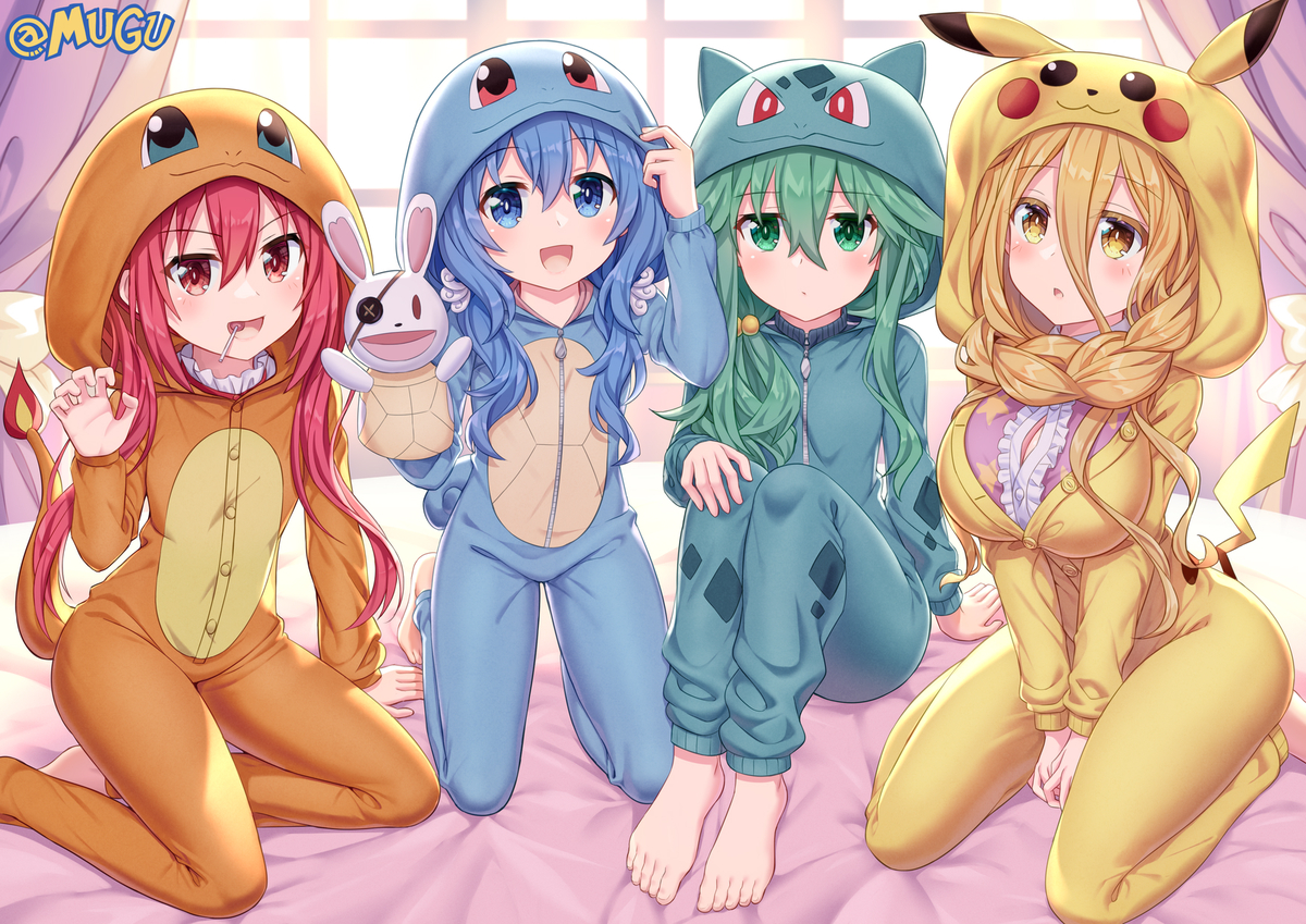 This is a pixiv picture whose title is 【Date·A·Pokemon】精霊寳可夢.