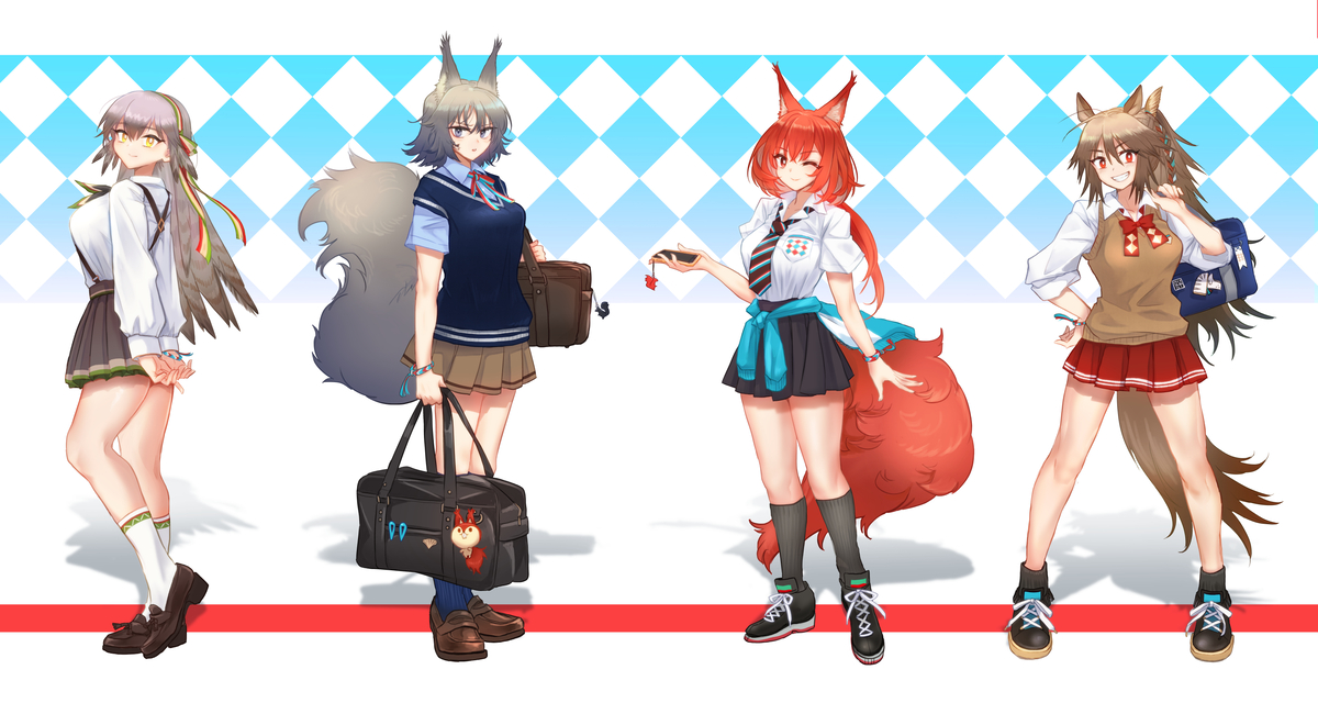 This is a pixiv picture whose title is アックナイツさまざま.