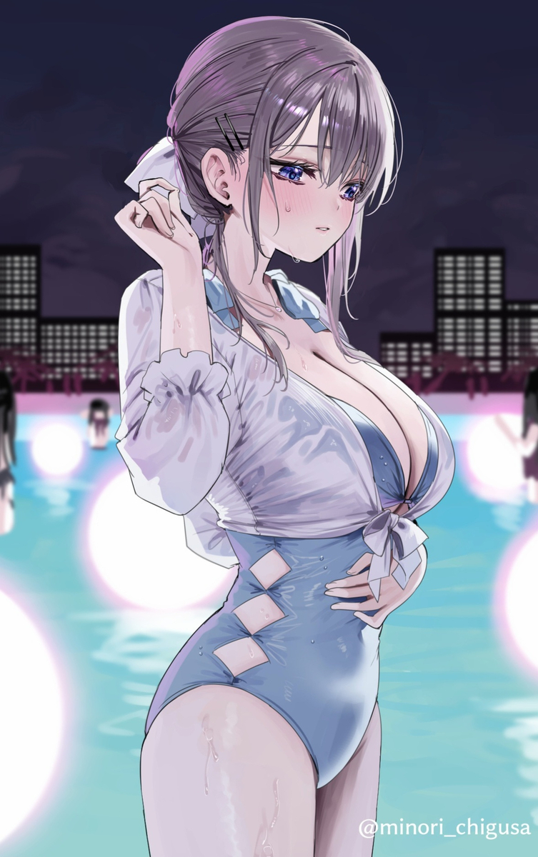 This is a pixiv picture whose title is ｢えっと………この後どうする…？｣.