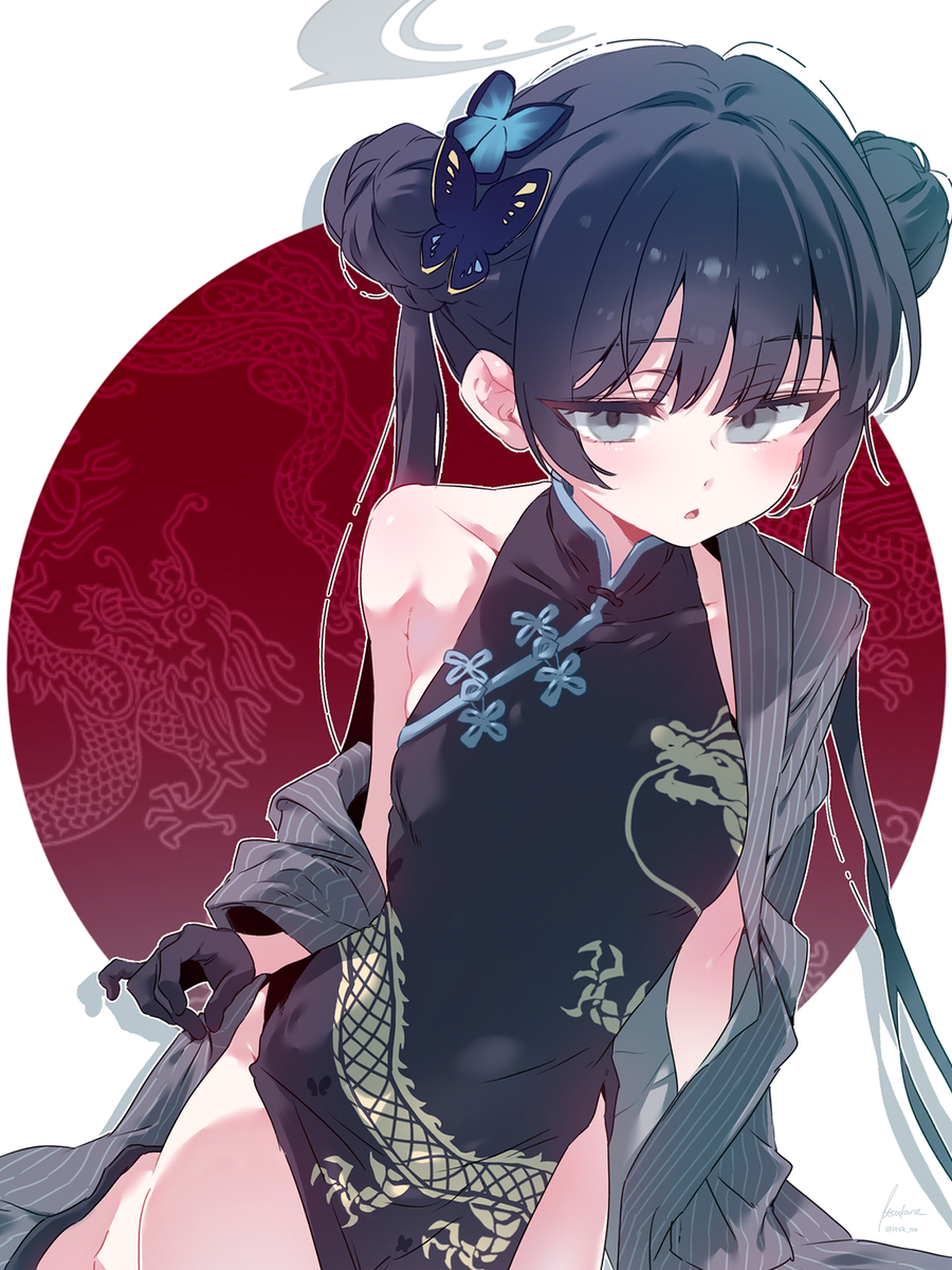 This is a pixiv picture whose title is 🦋.