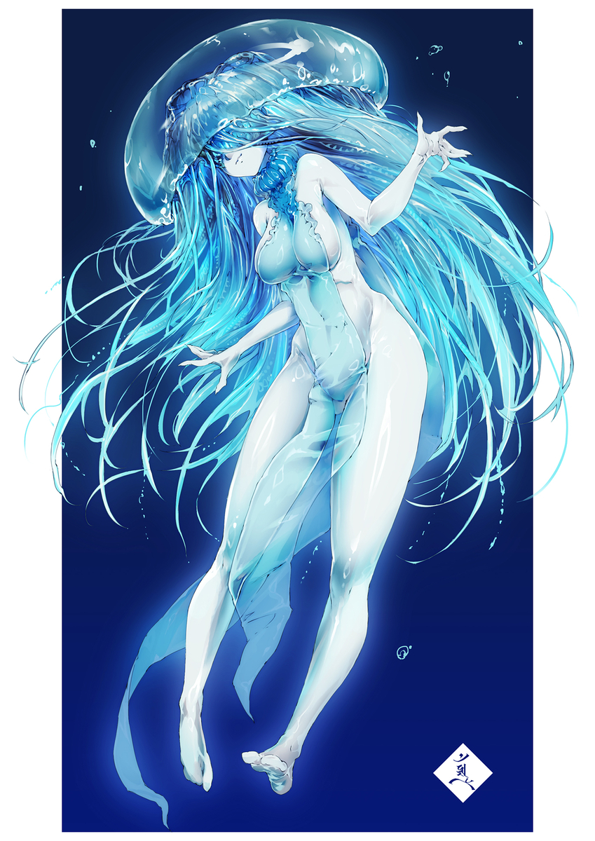 This is a pixiv picture whose title is くらげこ.