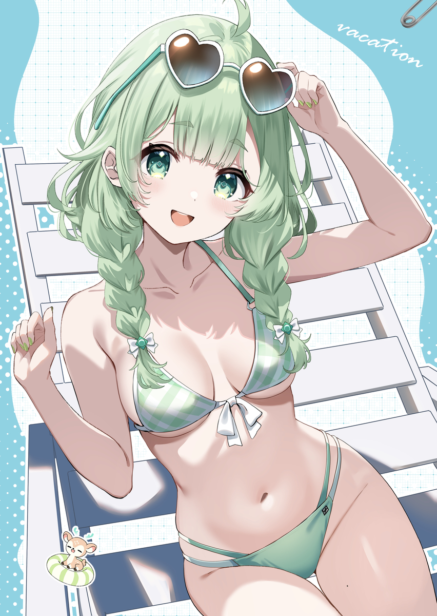 This is a pixiv picture whose title is 🌊Vacation！.