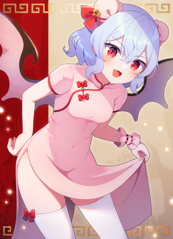 This is a pixiv picture whose title is チャイナ服のレミリア.