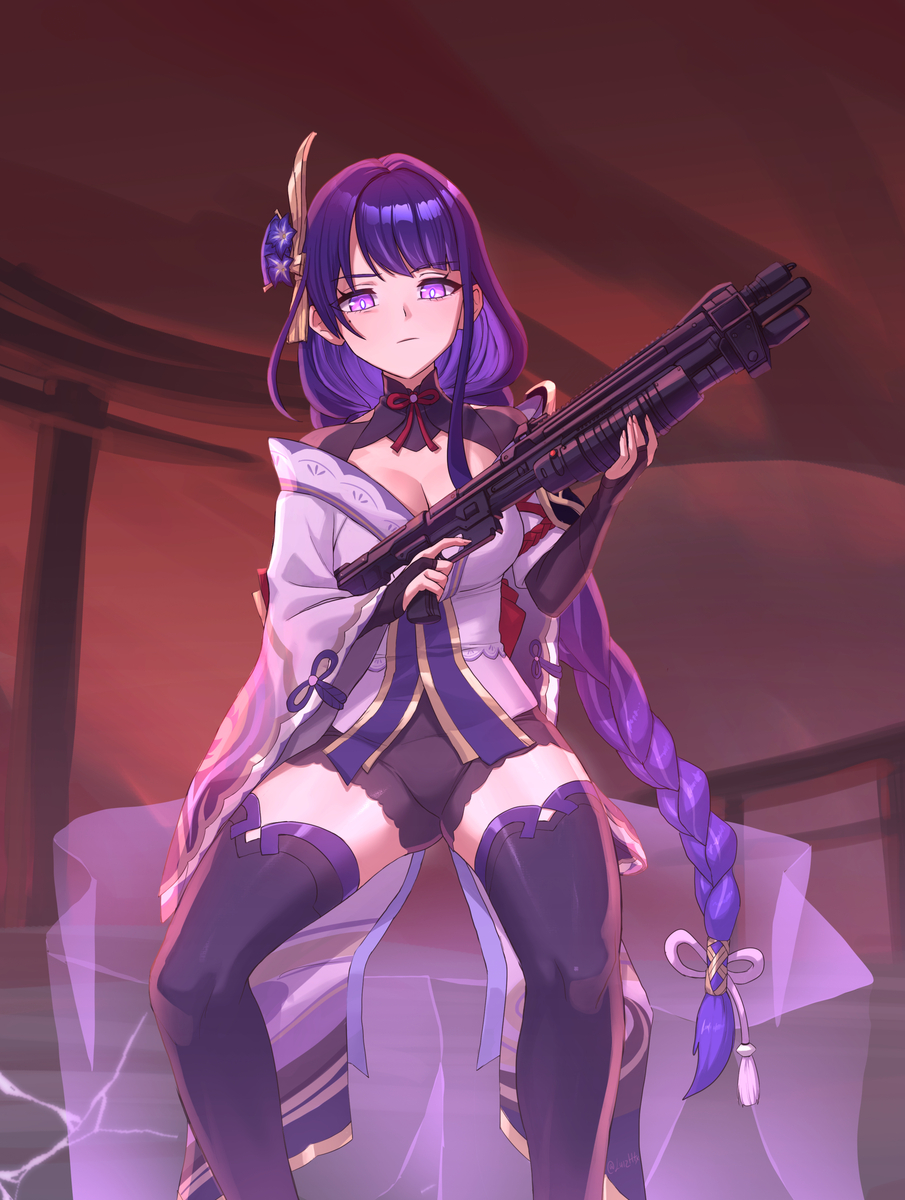 This is a pixiv picture whose title is Raiden Shotgun.