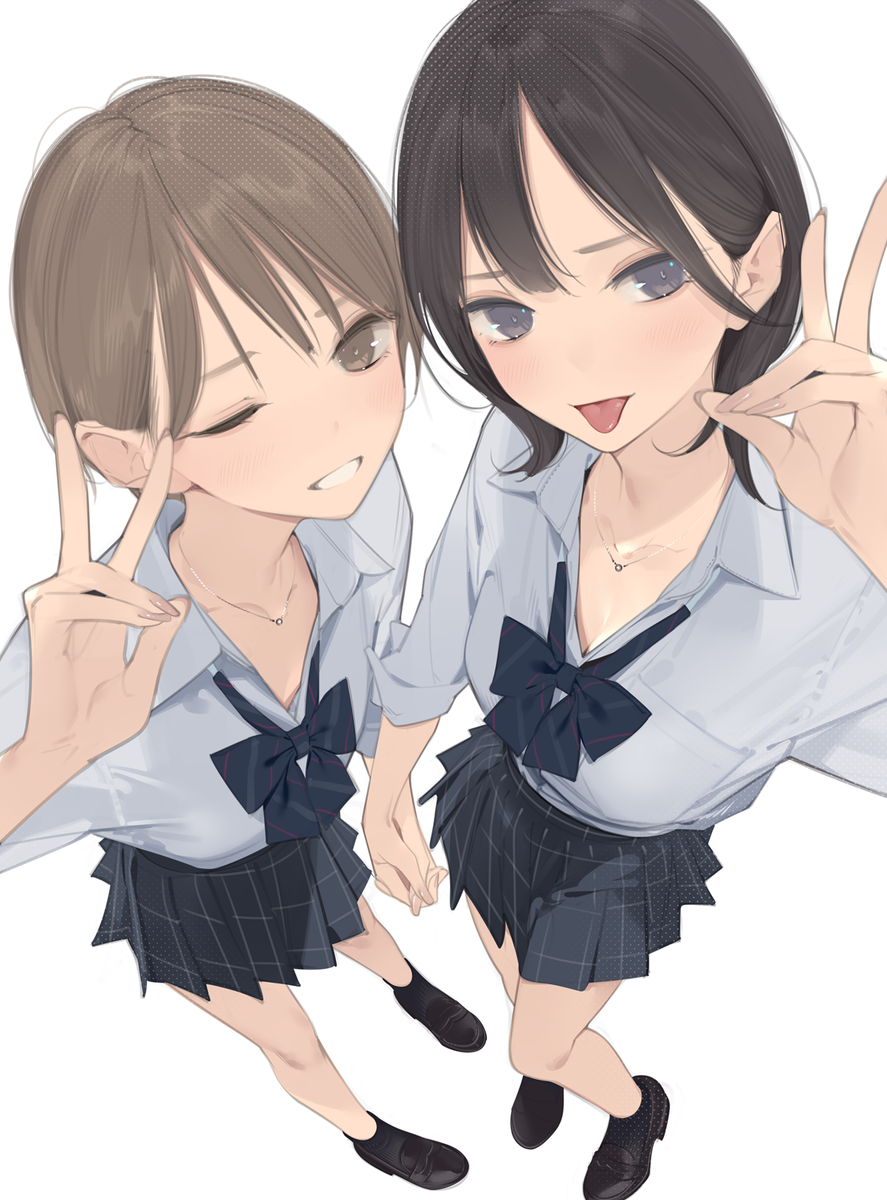 This is a pixiv picture whose title is ピース.