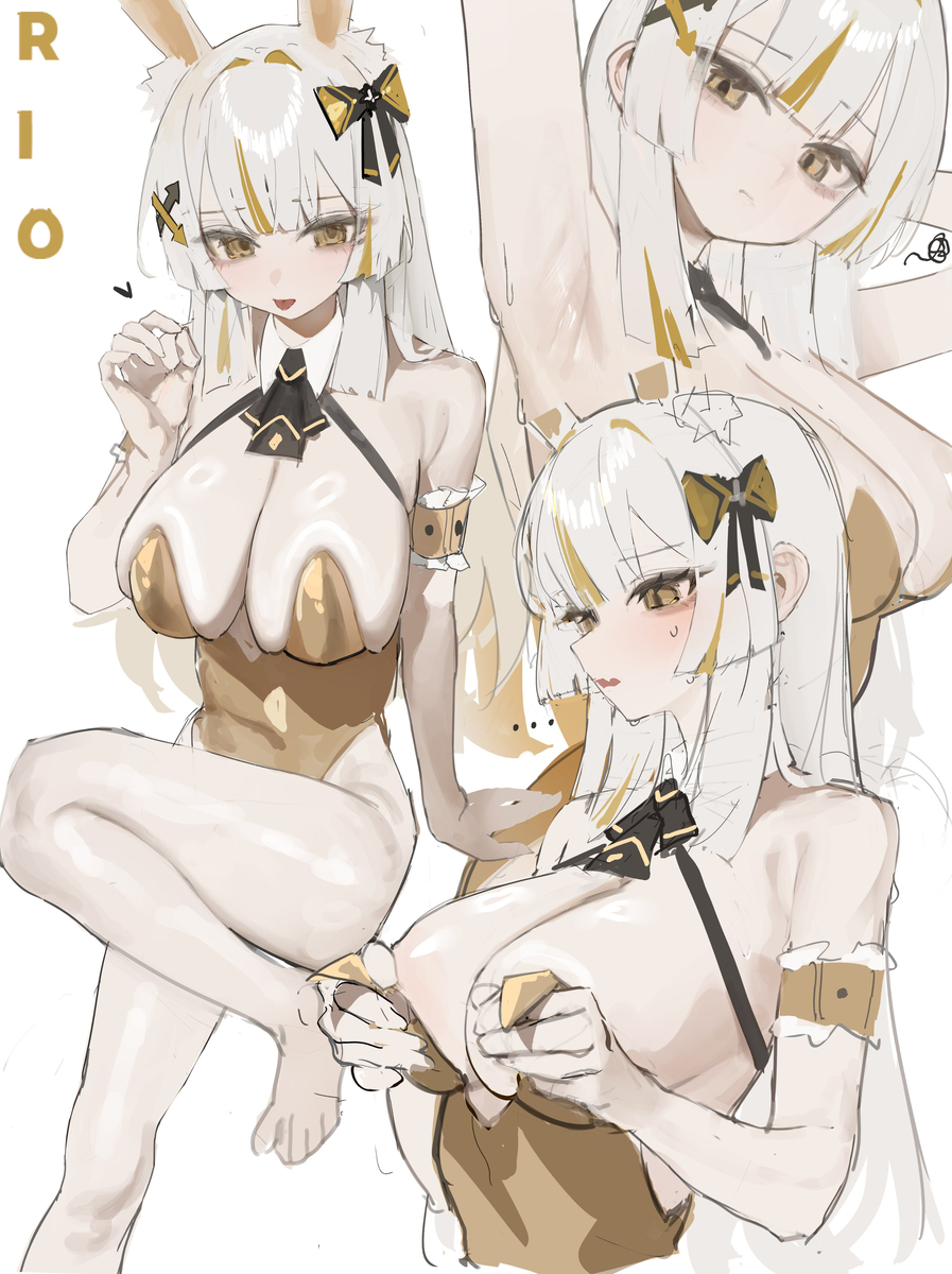 This is a pixiv picture whose title is Rio x 3.