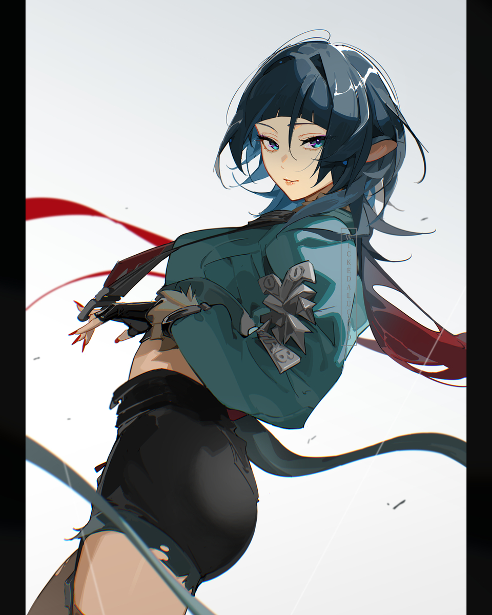 This is a pixiv picture whose title is Jane Doe.