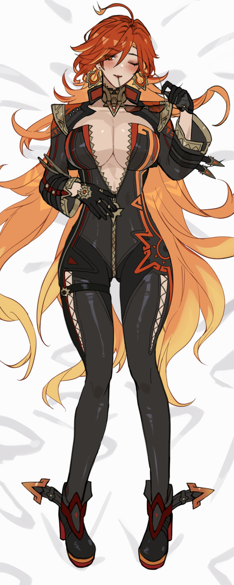 This is a pixiv picture whose title is heated pillow.