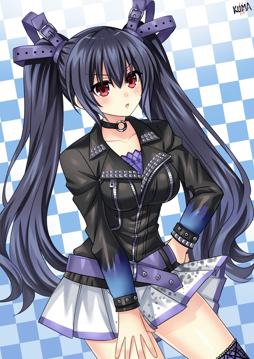 This is a pixiv picture whose title is Biker Noire.