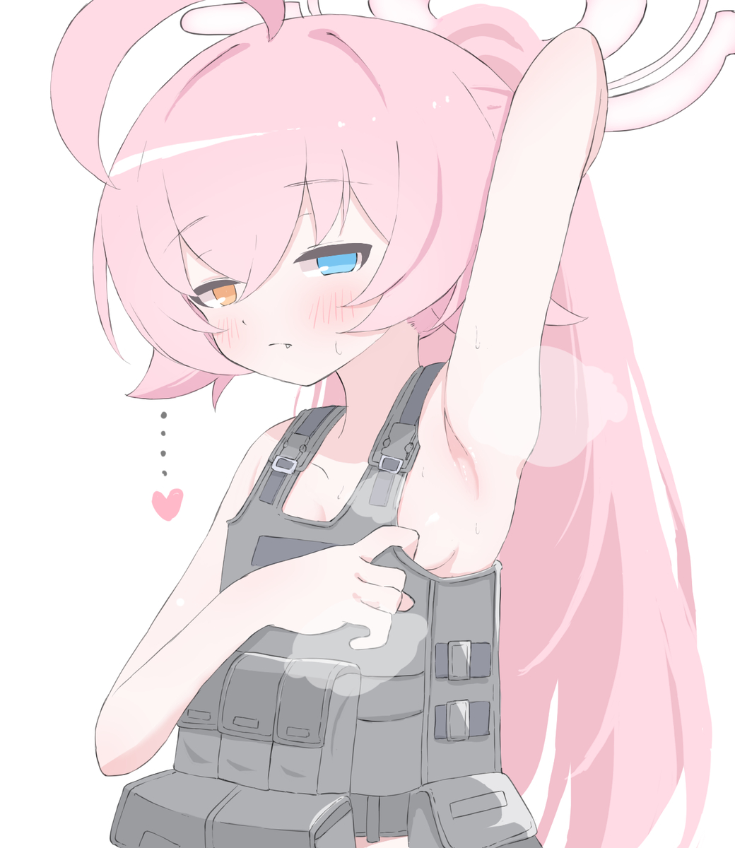 This is a pixiv picture whose title is ホシノ・・・・脇見せて・・・・・.