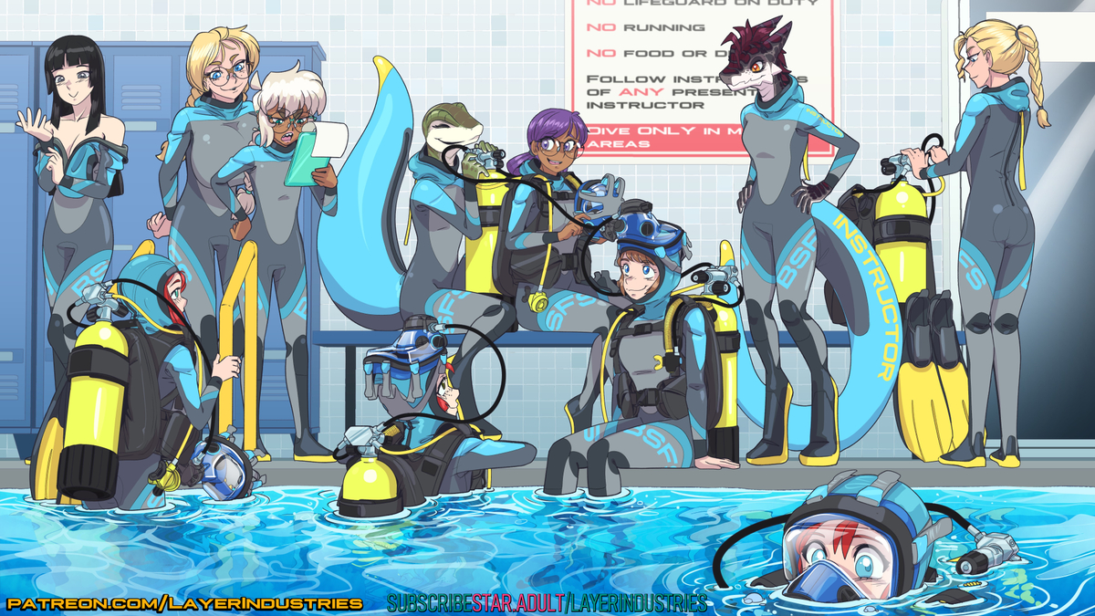 This is a pixiv picture whose title is Dive Cert..