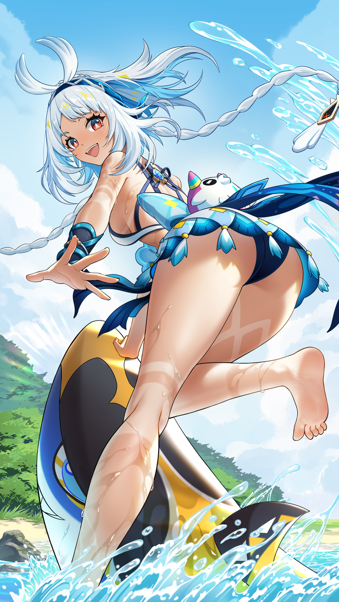 This is a pixiv picture whose title is 玛拉妮同人.