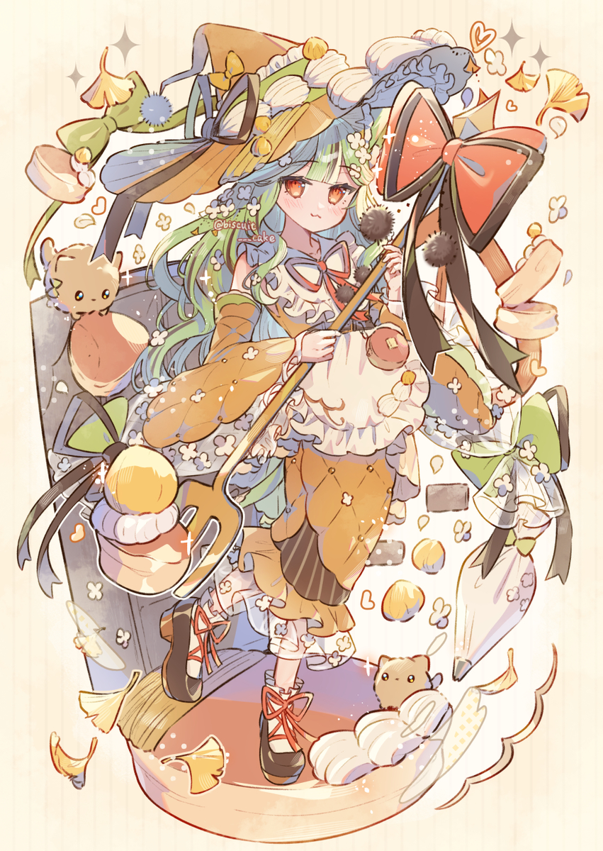 This is a pixiv picture whose title is 🌰×🥞.