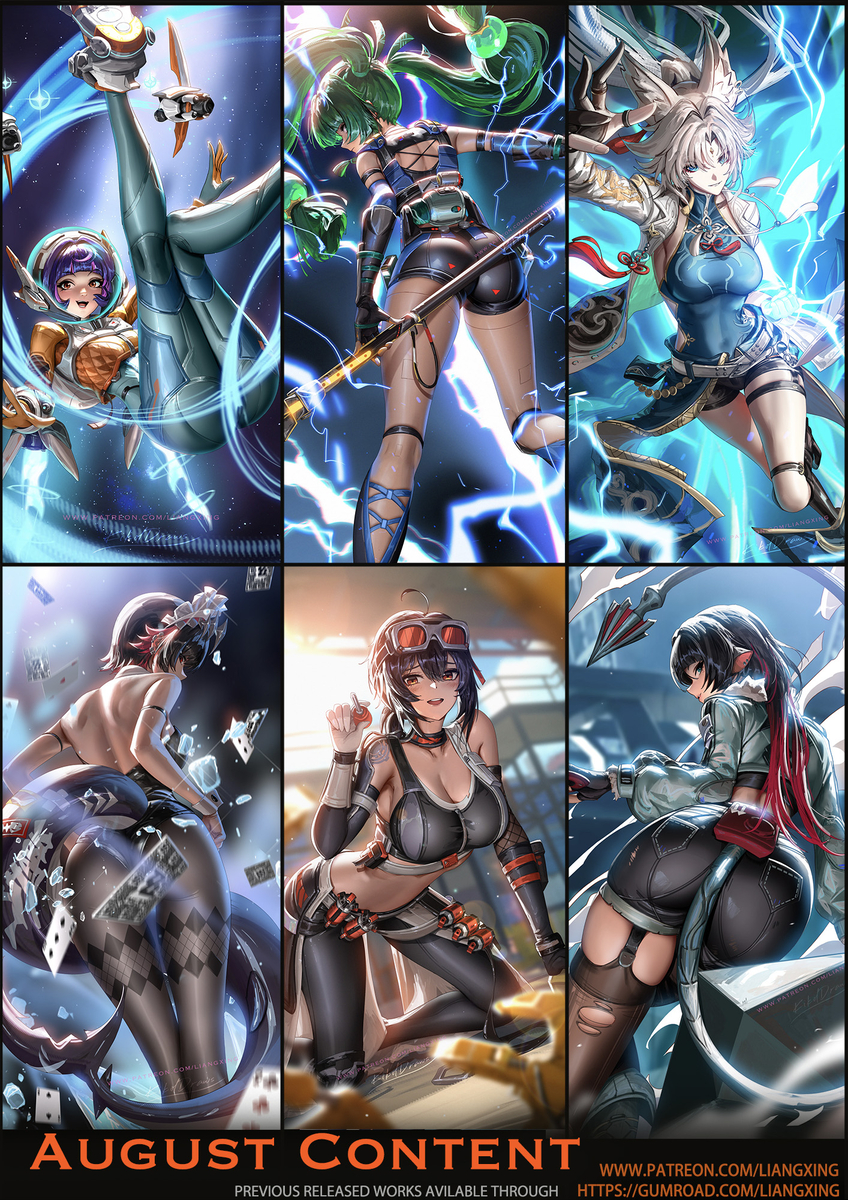 This is a pixiv picture whose title is August Content(Kikol Store).