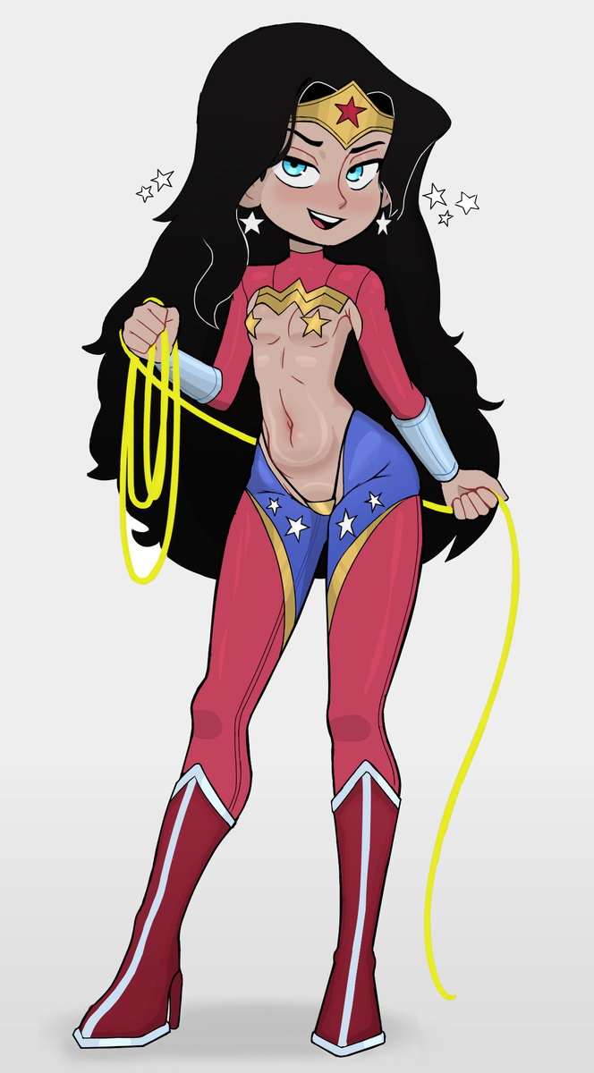 This is a pixiv picture whose title is Reverse Wonder Woman.