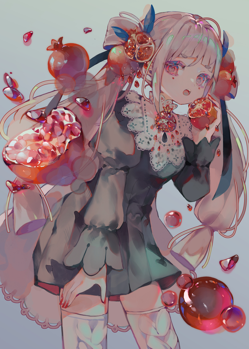 This is a pixiv picture whose title is 柘榴.