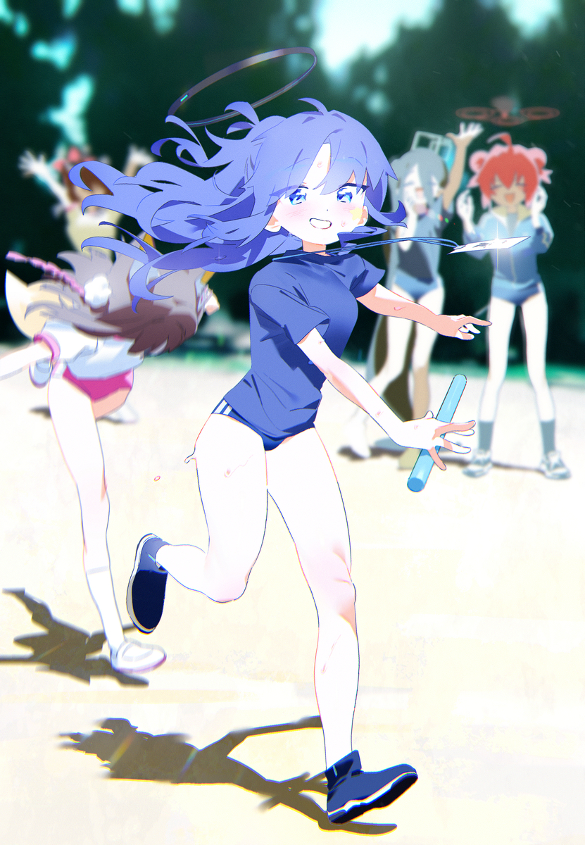 This is a pixiv picture whose title is 1日 👟.