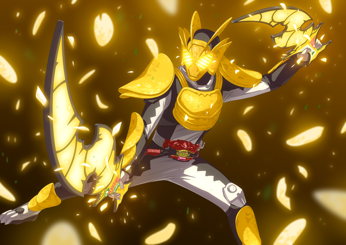 This is a pixiv picture whose title is ザクザクチップス.