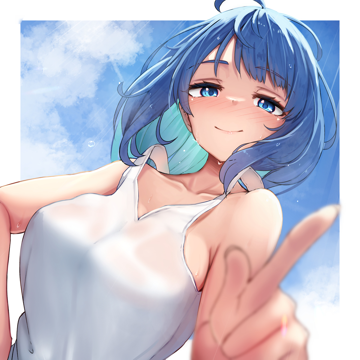 This is a pixiv picture whose title is 八奈見杏菜.