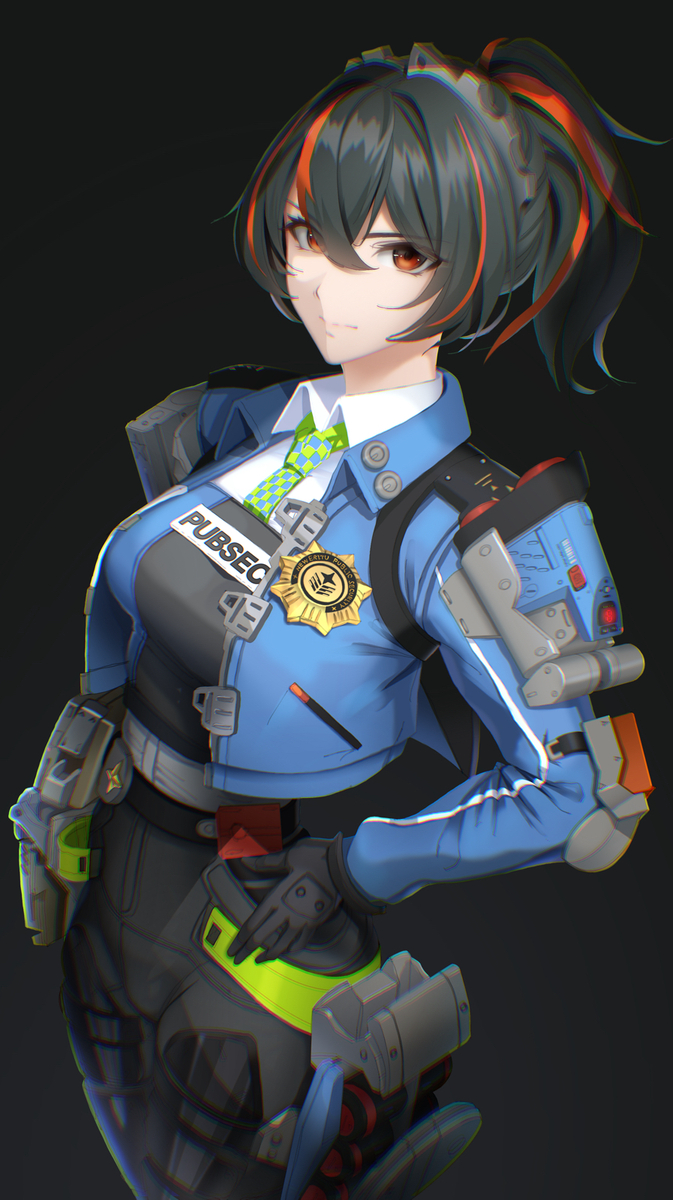 This is a pixiv picture whose title is 朱鳶ちゃん！！！.