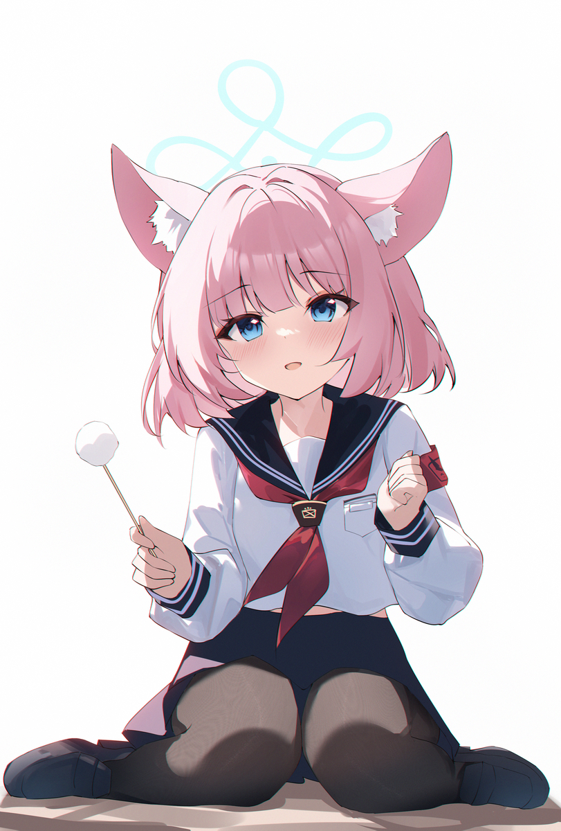 This is a pixiv picture whose title is １日目、ニコ.