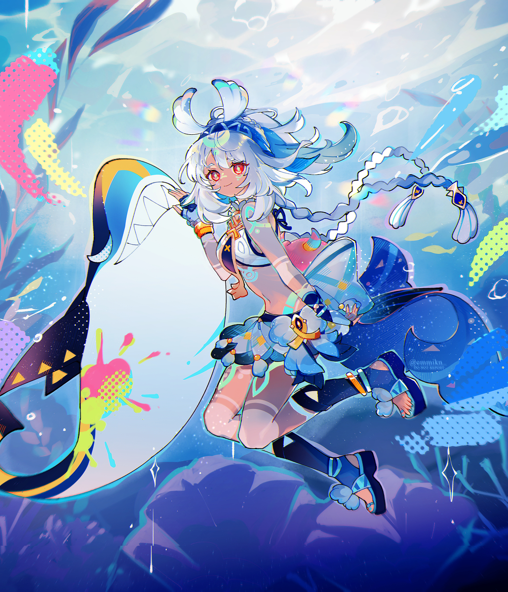 This is a pixiv picture whose title is mualani.