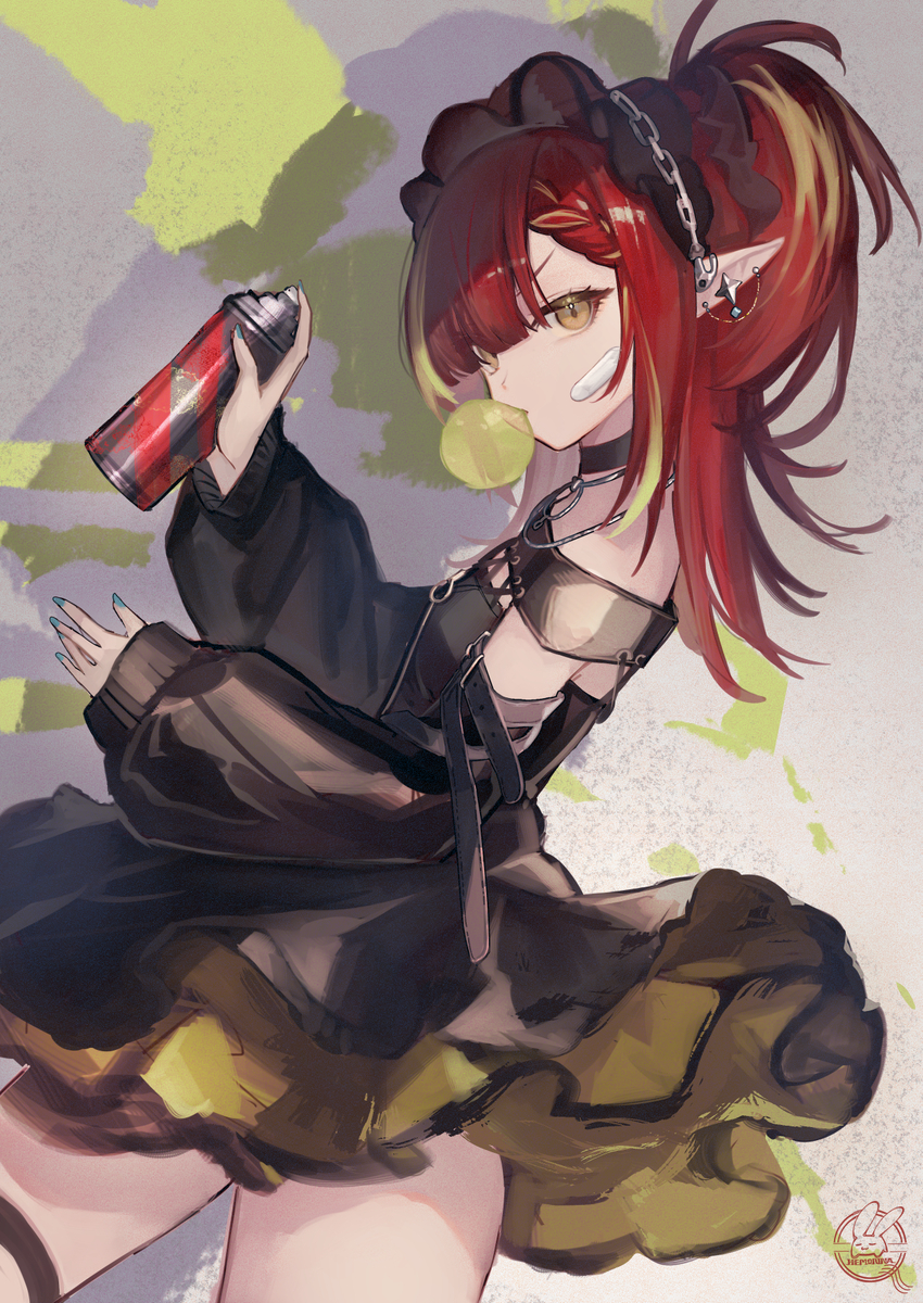 This is a pixiv picture whose title is 奇抜な格好のドゥリン人ちゃん.
