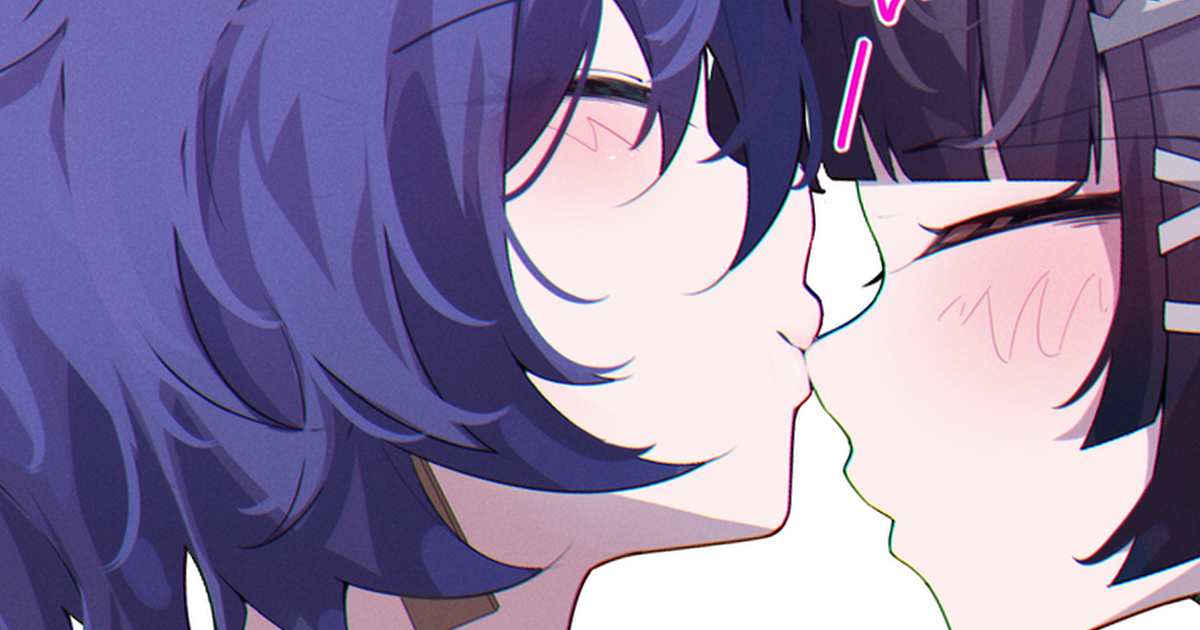 This is a pixiv picture whose title is Muach.