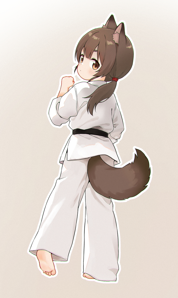 This is a pixiv picture whose title is 狼宝~.