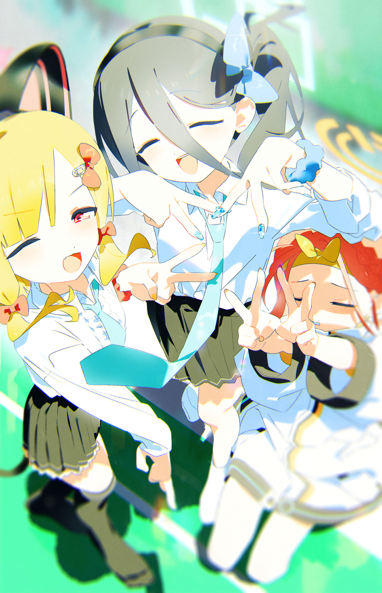 This is a pixiv picture whose title is 2日 ✌️.