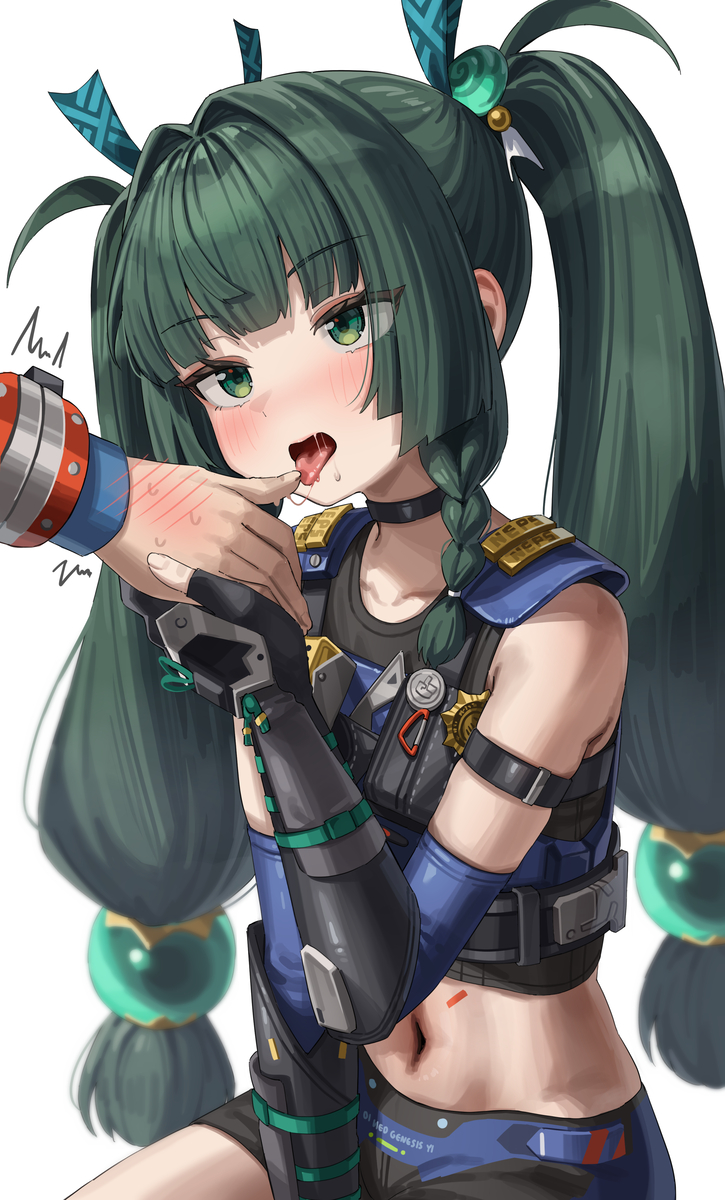 This is a pixiv picture whose title is ペロペロ青衣.