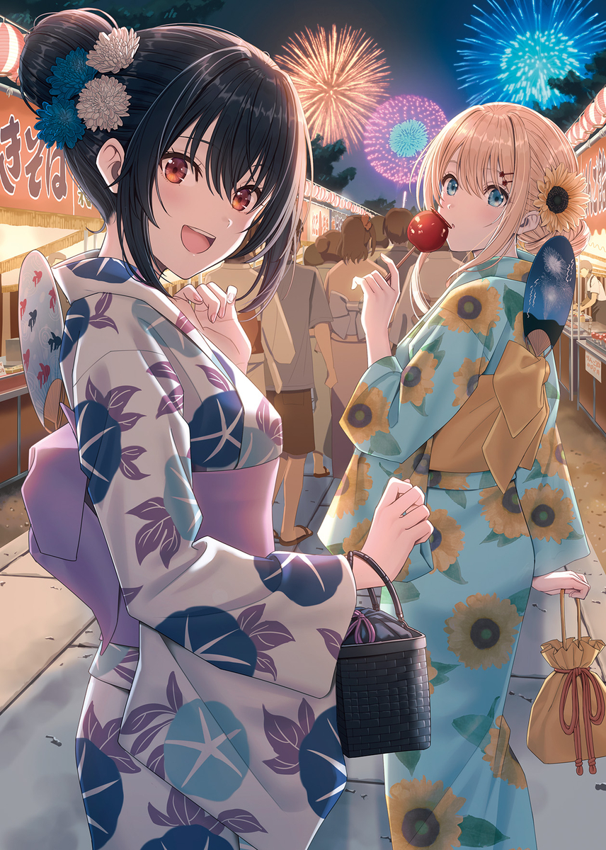 This is a pixiv picture whose title is クラスで２番目に可愛い女の子と友だちになった 7.