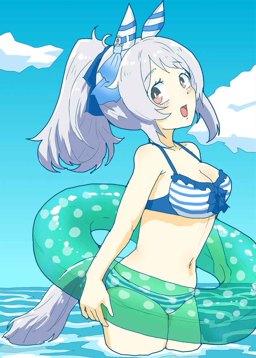 This is a pixiv picture whose title is 海ミラ子.