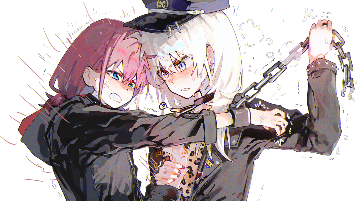 This is a pixiv picture whose title is 狂犬注意.