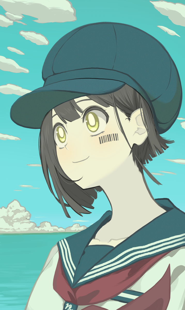 This is a pixiv picture whose title is 空水.